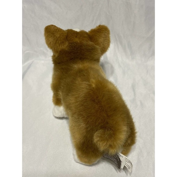 Corgi Dog Plush Brown White Demdaco Standing 9” Stuffed Animal Puppy Dog - Picture 4 of 11
